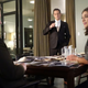 Michael Sheen, Josh Charles, and Lizzy Caplan